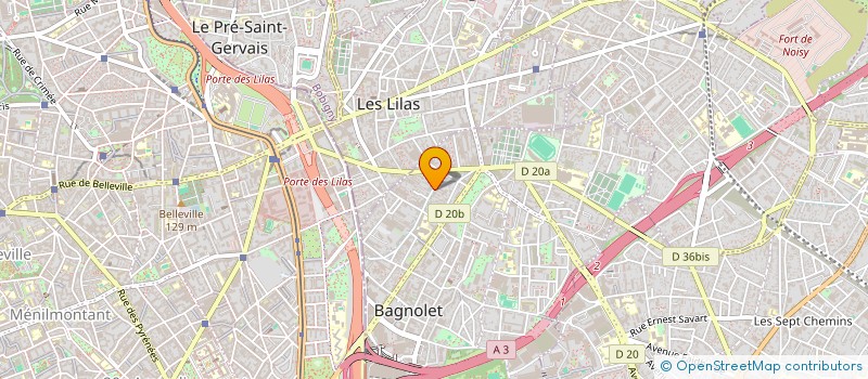 localisation de l'entreprise DIGITRANSLATE à BAGNOLET