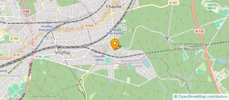 localisation de l'entreprise DIGITREND à CHAVILLE