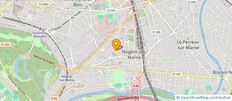 localisation de l'entreprise DIGIWEB COMMUNICATION  NOGENT-SUR-MARNE