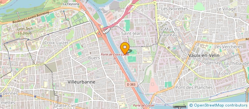 localisation de l'entreprise DIGIWEB INTERM'AIDE  VILLEURBANNE