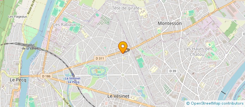 localisation de l'entreprise DIGIWEST  LE VESINET