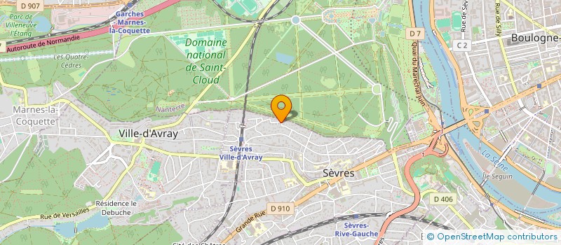 localisation de l'entreprise DIGMO à SEVRES