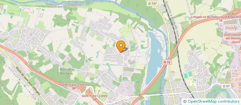 localisation de l'entreprise DIGNAC EVENT'S à SAINT-YRIEIX-SUR-CHARENTE