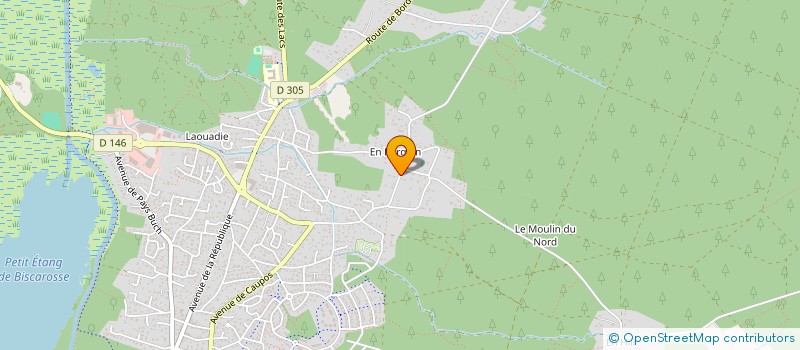 localisation de l'entreprise DIGNAC LEVY  BISCARROSSE