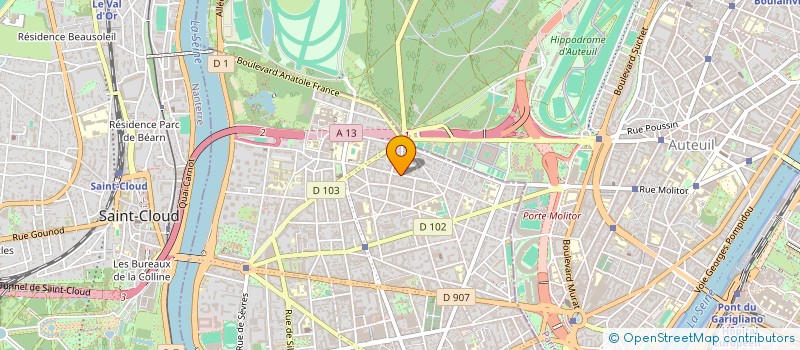 localisation de l'entreprise DIGNAMI à BOULOGNE-BILLANCOURT