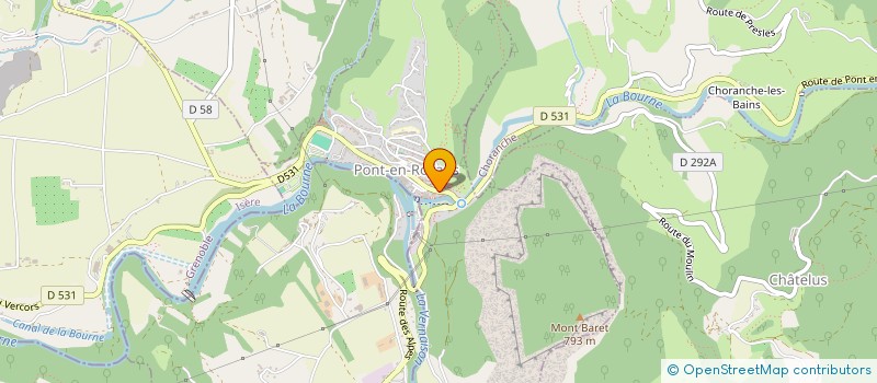 localisation de l'entreprise DIGNE ARCHITECTURE  PONT-EN-ROYANS