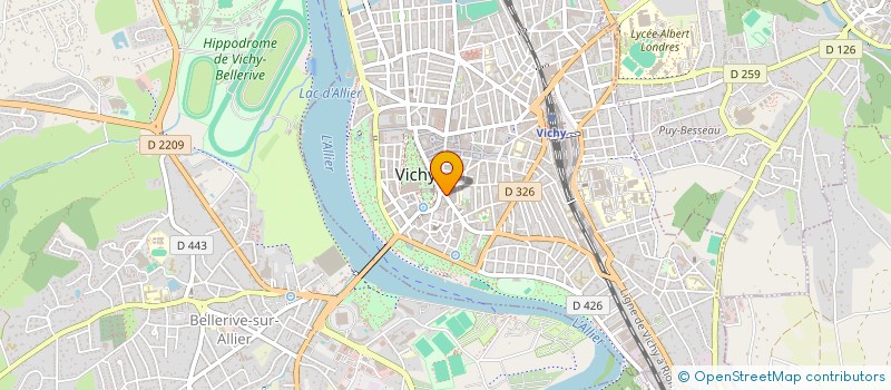 localisation de l'entreprise DIGNE AVEC LE REVENU UNIVERSEL INCONDITIONNEL (DARUI) à VICHY