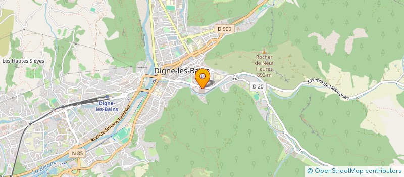 localisation de l'entreprise DIGNE DISTRIBUTION à DIGNE-LES-BAINS