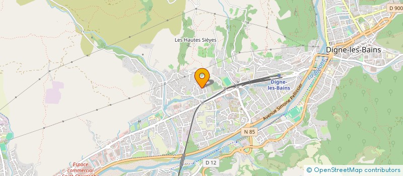 localisation de l'entreprise DIGNE SECHERESSE à DIGNE-LES-BAINS