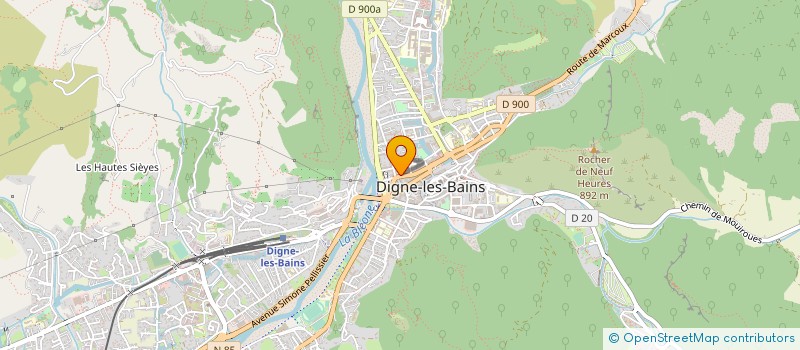 localisation de l'entreprise DIGNEJEUX à DIGNE-LES-BAINS