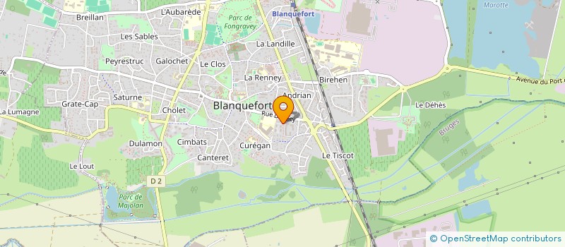 localisation de l'entreprise DIGNES à BLANQUEFORT