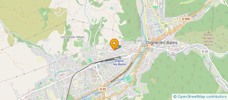 localisation de l'entreprise DIGNIMMO à DIGNE-LES-BAINS