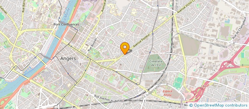 localisation de l'entreprise DIGNITE ET EMANCIPATION POUR TOU-TE-S à ANGERS