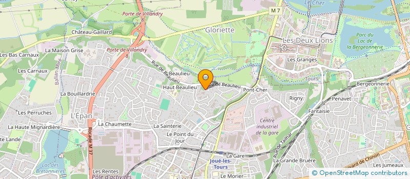 localisation de l'entreprise DIGNITE RETROUVEE à TOURS