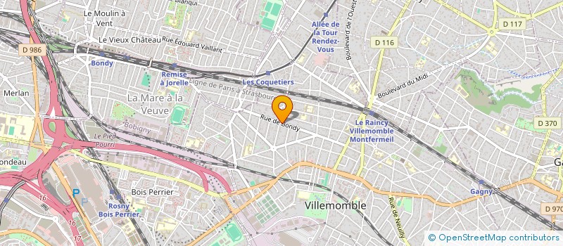 localisation de l'entreprise DIGNORD  VILLEMOMBLE