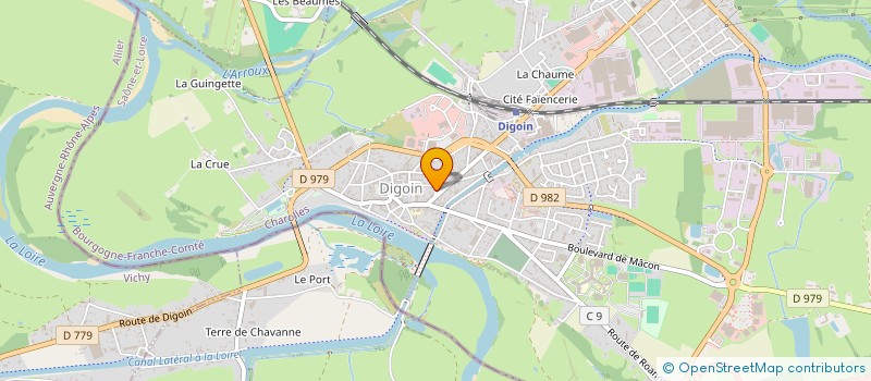 localisation de l'entreprise DIGOIN ATHLETIC CLUB  DIGOIN