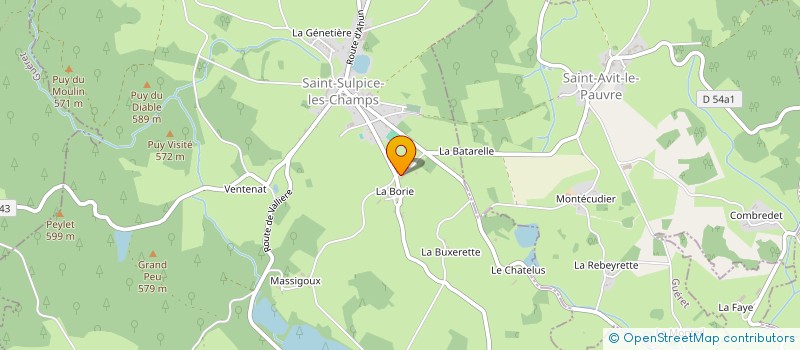 localisation de l'entreprise DIGOIN FLORIAN à SAINT-SULPICE-LES-CHAMPS