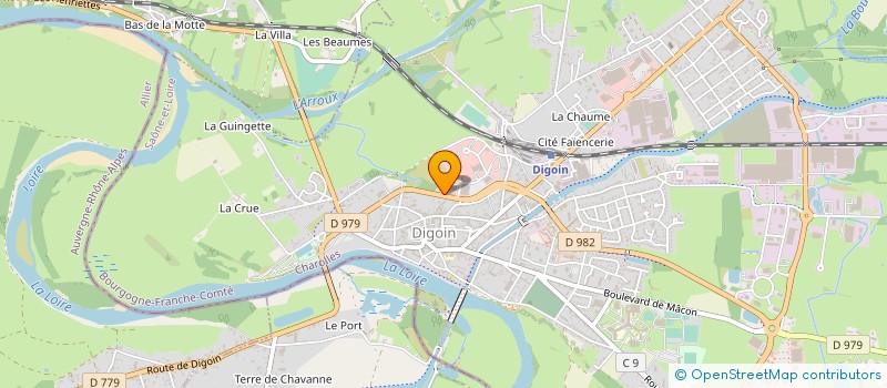 localisation de l'entreprise DIGOIN MOTOCULTURE à DIGOIN