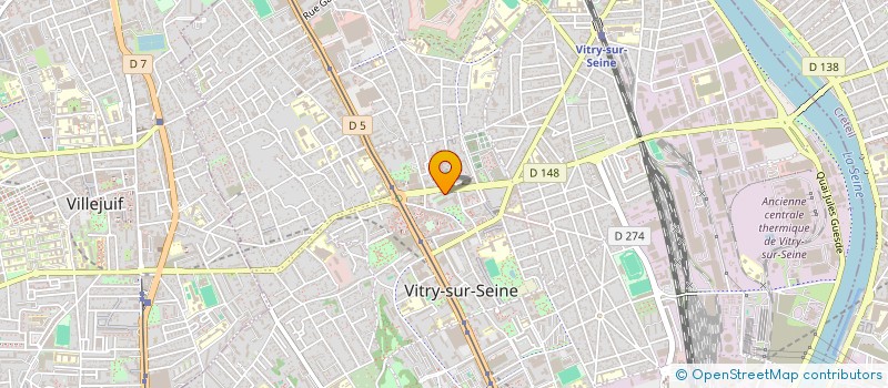 localisation de l'entreprise DIGOR à VITRY-SUR-SEINE