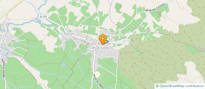 localisation de l'entreprise DIGOUT ANTOINE DIGOUT CHRISTINE  SAINT-BAUZILLE-DE-LA-SYLVE