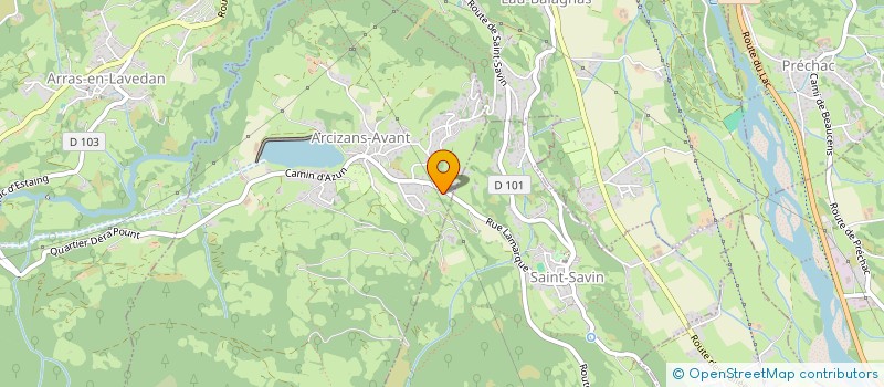 localisation de l'entreprise DIGOY  ARCIZANS-AVANT