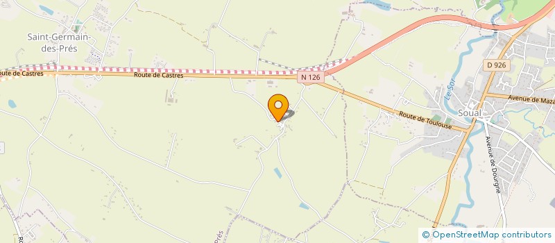 localisation de l'entreprise DIGRAP SARL  GARREVAQUES