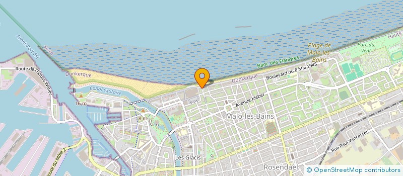 localisation de l'entreprise DIGUE MLB à DUNKERQUE