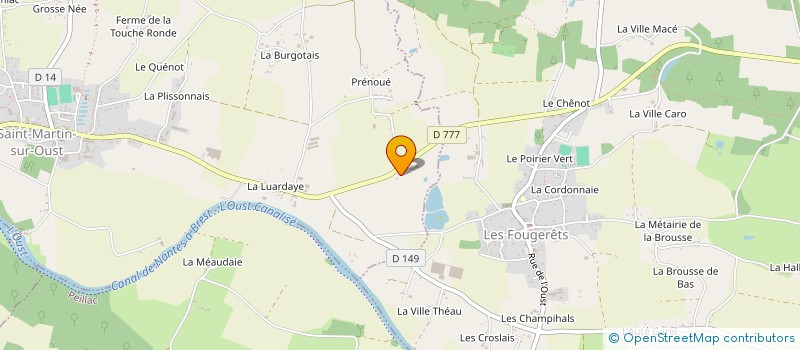 localisation de l'entreprise DIGUET à SAINT-MARTIN-SUR-OUST