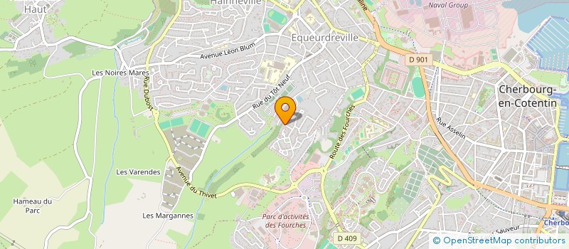 localisation de l'entreprise DIGUET  CHERBOURG-EN-COTENTIN