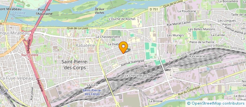 localisation de l'entreprise DIGUET BOCHE  SAINT-PIERRE-DES-CORPS