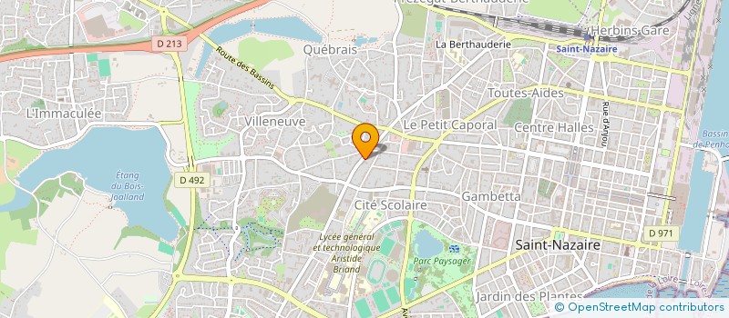 localisation de l'entreprise DIGUET SB à SAINT-NAZAIRE