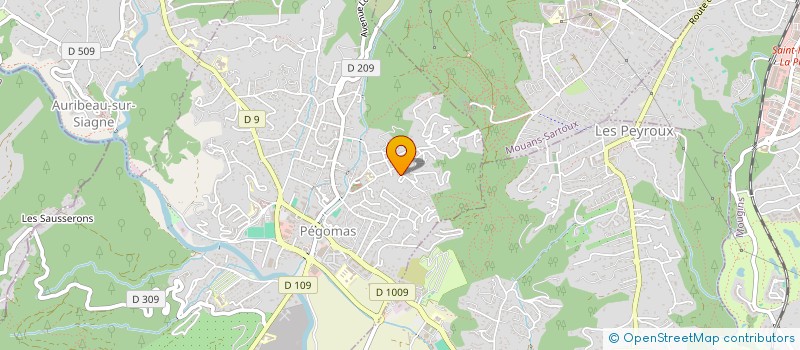 localisation de l'entreprise DIGWAY  PEGOMAS