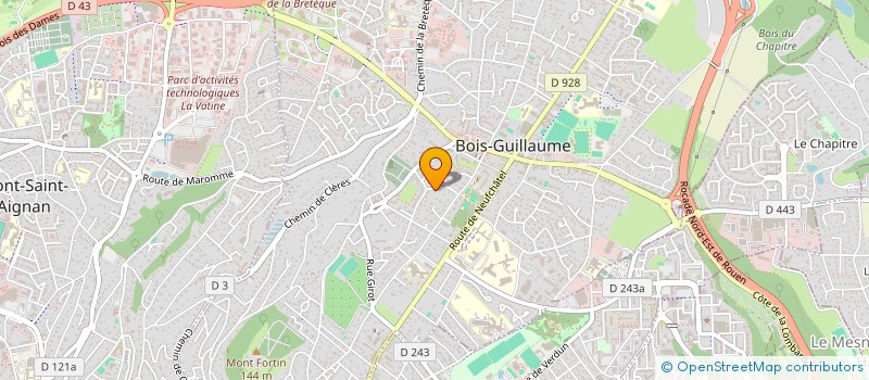 localisation de l'entreprise DIGYC à BOIS-GUILLAUME