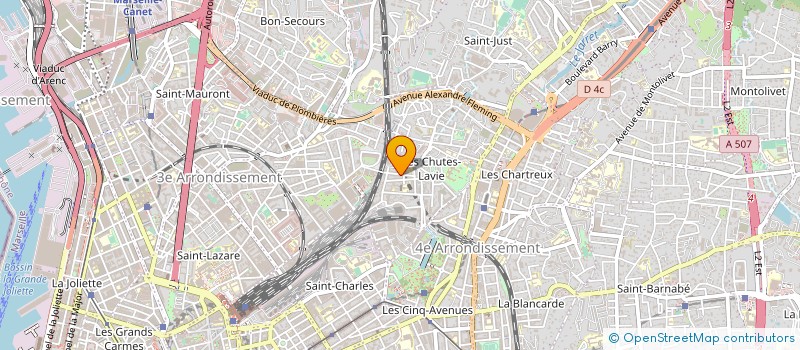 localisation de l'entreprise DIHELPER à MARSEILLE