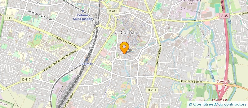 localisation de l'entreprise DIHORE à COLMAR