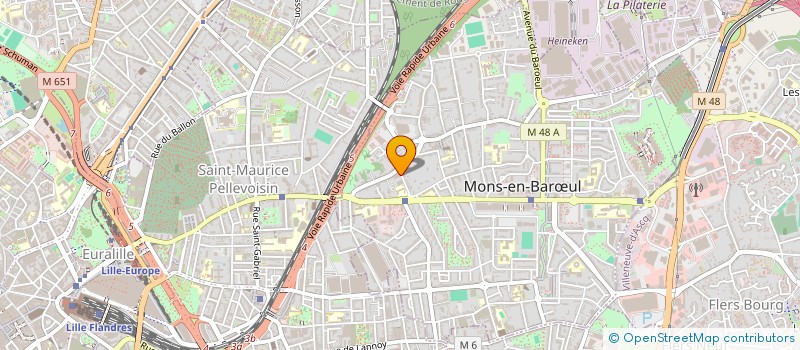 localisation de l'entreprise DIHOZI BRASSAGE  MONS-EN-BARUL