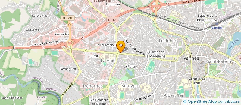 localisation de l'entreprise DIHUN à VANNES