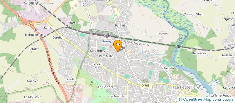 localisation de l'entreprise DIHUN BRO AN ALRE  AURAY
