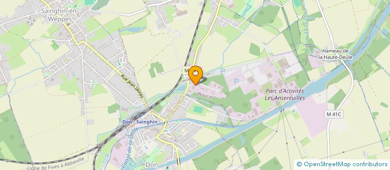 localisation de l'entreprise DIIL  WAVRIN