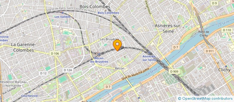 localisation de l'entreprise DIILO CONSULTING à COURBEVOIE