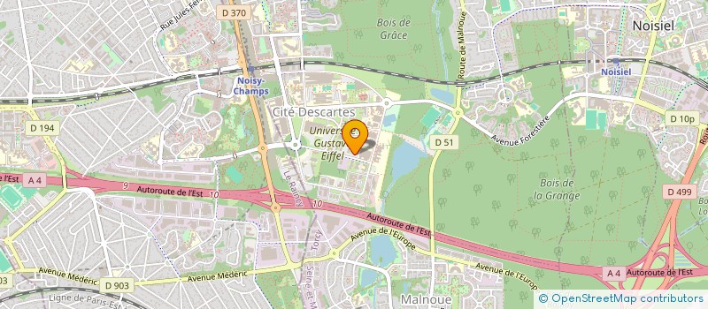 localisation de l'entreprise DIISYSTEME SERVICE  CHAMPS-SUR-MARNE