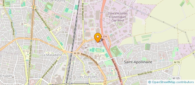 localisation de l'entreprise DIJ'EAT BAR  DIJON