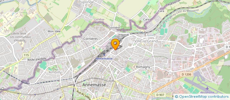 localisation de l'entreprise DIJA ET LATYFAH COSMETIQUE à ANNEMASSE