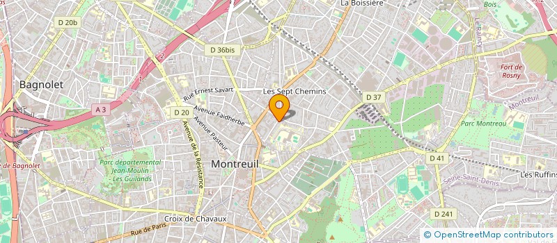 localisation de l'entreprise DIJANA à MONTREUIL