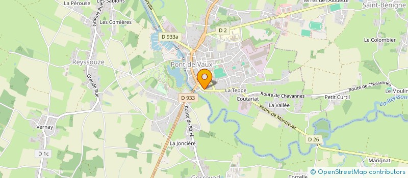 localisation de l'entreprise DIJECHLO  PONT-DE-VAUX