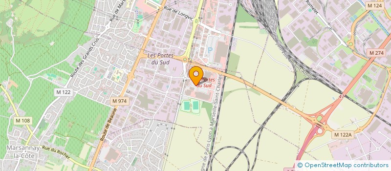 localisation de l'entreprise DIJECO à MARSANNAY-LA-COTE
