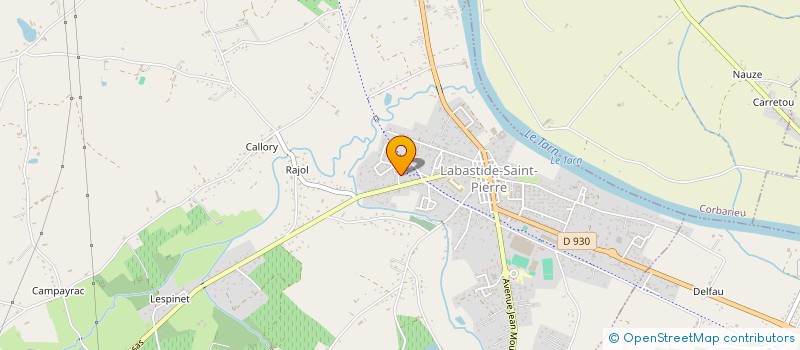 localisation de l'entreprise DIJEMI  LABASTIDE-SAINT-PIERRE