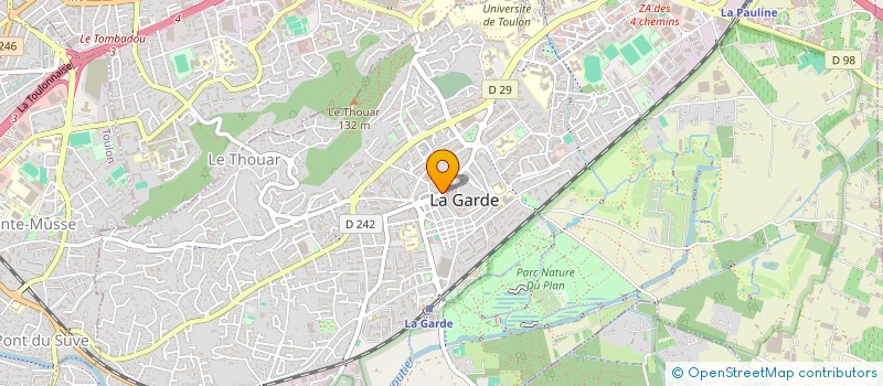 localisation de l'entreprise DIJO à LA GARDE