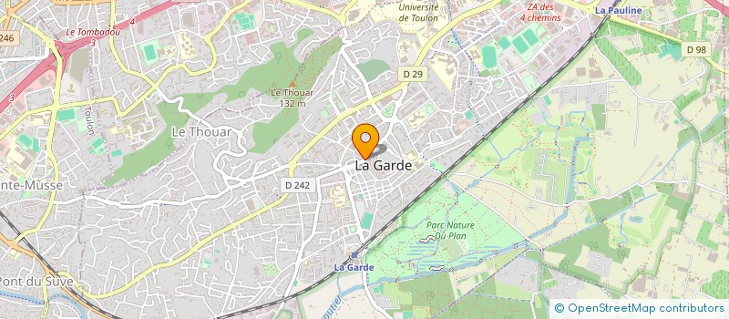 localisation de l'entreprise DIJO DRIOLI à LA GARDE