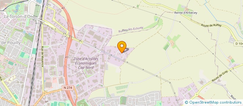 localisation de l'entreprise DIJON ASSAINISSEMENT  SAINT-APOLLINAIRE